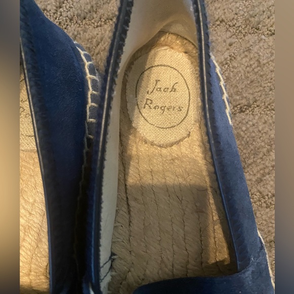 Jack Roger’s Riley Suede Espadrille in Midnight. Size 9. - Picture 3 of 8